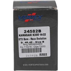 Kawasaki KX 85 Piston Kit - Vertex Pistons - Cast Race Evolution - `14-`24